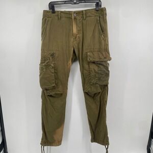 Jetlag Cargo Pants Mens 32x31 Olive Green Multi Pocket Utility Tactical Work